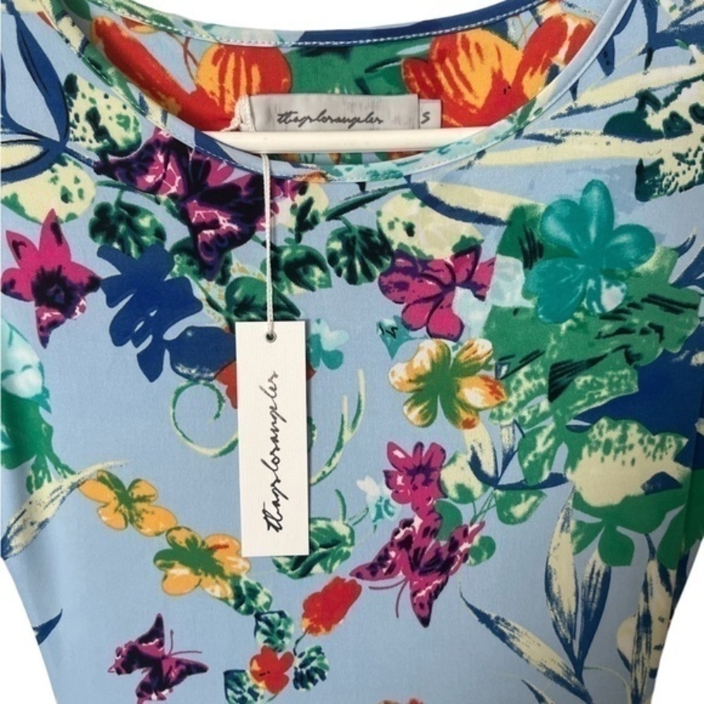 TbagsLosAngeles Bodycon beautiful floral dress - Picture 4 of 11